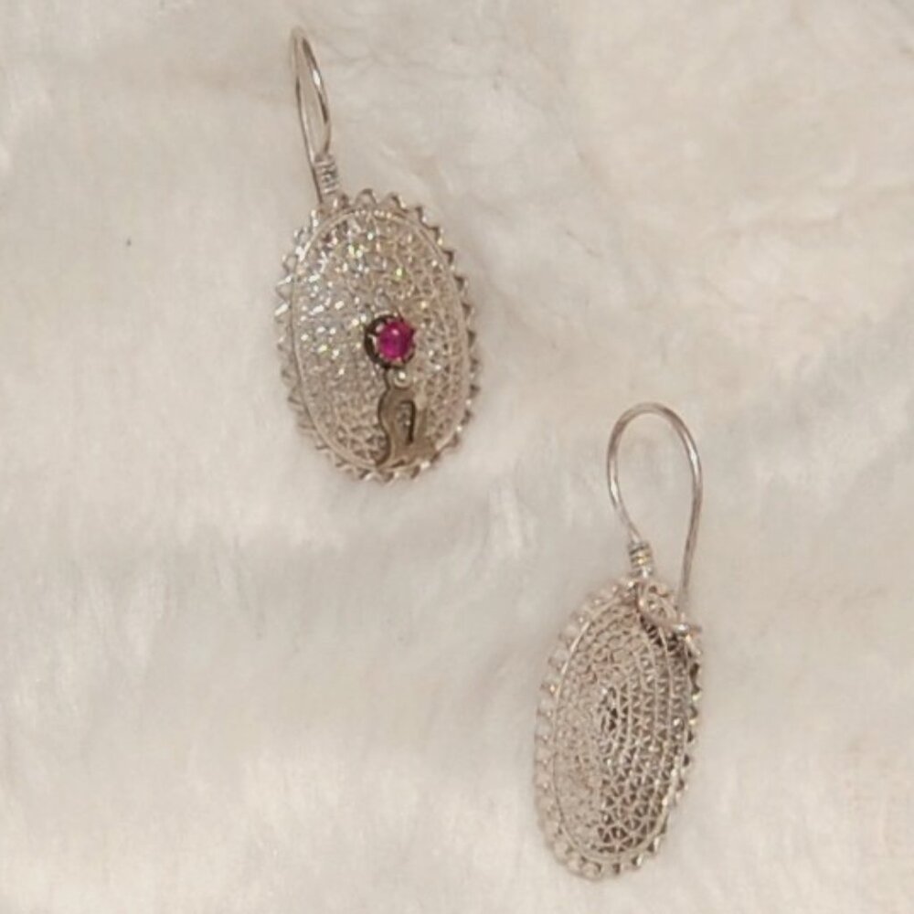 NIB Merve Silver, Genuine Sterling 925 Silver Earrings